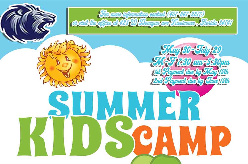Summer is coming, and so is North Kissimmee Christian School’s Summer Camp, Registration Open Now!